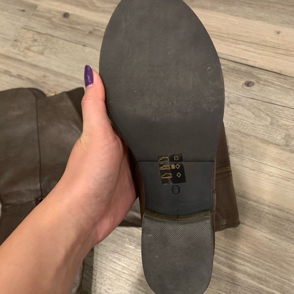 BNIB Steve Madden Leather Riding Boots - Picture 3 of 4